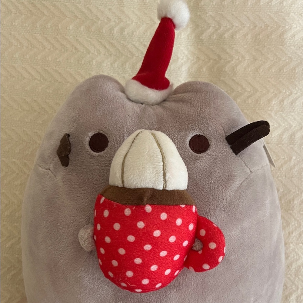 Pusheen Red Santa Hat and Mug